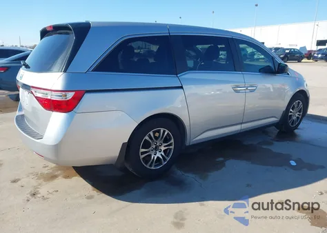 2013 Honda Odyssey Ex-L из США, поврежденный, VIN 5FNRL5H61DB074068